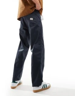 Jack & Jones Loose Fit Workwear Chino Trouser In Blue For Men India Ink -Men Style Shop 206825176 4