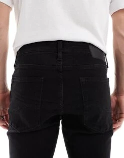Jack & Jones Mike Tapered Jean In Black For Men Sq356 -Men Style Shop 206825242 4
