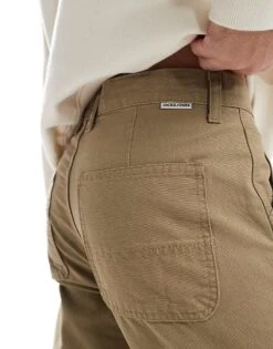 Jack & Jones Loose Fit Painter Trouser In Beige For Men Elmwood -Men Style Shop 206825354 3