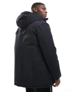 Jack & Jones Utility Parka In Black For Men -Men Style Shop 206825717 4