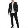 Jack & Jones Slim Fit Suit Jacket In Black -Men Style Shop 206825751 3