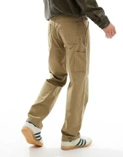 Jack & Jones Loose Fit Carpenter Trouser In Beige For Men Elmwood -Men Style Shop 206825835 2