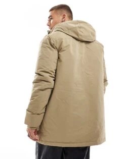 Jack & Jones Utility Parka In Beige For Men Elmwood -Men Style Shop 206825883 4