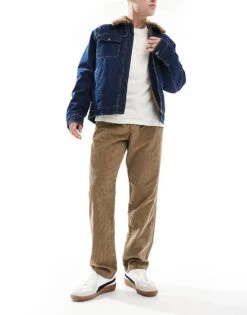 Jack & Jones Loose Fit Drawstring Cord Trouser In Tan For Men Elmwood