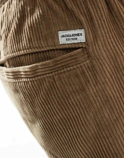 Jack & Jones Loose Fit Drawstring Cord Trouser In Tan For Men Elmwood -Men Style Shop 206826040 5