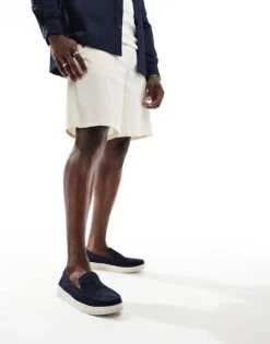 Jack & Jones Maccartney Loafer In Navy For Men -Men Style Shop 206950526 1 navy 1