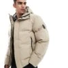 Jack & Jones Premium Oversized Shell Puffer Jacket In Beige For Men Crockery -Men Style Shop 206955907 1 crockery
