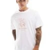 Jack & Jones Oversized T-shirt With On The Go Front Print In White For Men Bright White -Men Style Shop 206956029 1 brightwhite