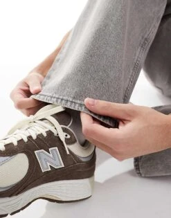 Jack & Jones Alex Baggy Jeans In Light Grey Wash For Men Sq053 -Men Style Shop 206956195 5