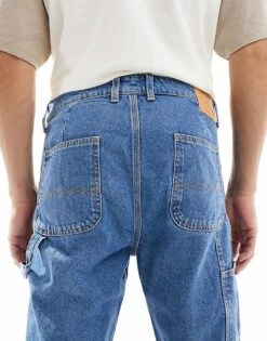 Jack & Jones Eddie Loose Painter Jean In Vintage Washed Blue For Men Sq416 -Men Style Shop 206956203 4