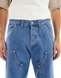 Jack & Jones Eddie Loose Painter Jean In Vintage Washed Blue For Men Sq416 -Men Style Shop 206956203 5