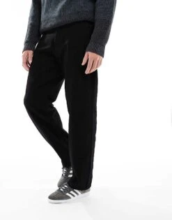 Jack & Jones Eddie Loose Jean In Black For Men Sq741