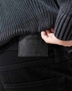 Jack & Jones Eddie Loose Jean In Black For Men Sq741 -Men Style Shop 206956275 5