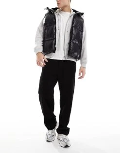 Jack & Jones Alex Baggy Jean In Black For Men Sq741