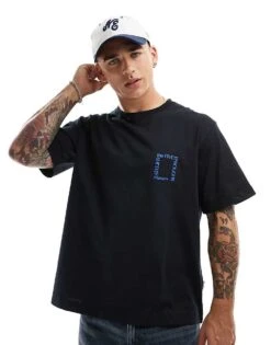 Jack & Jones Oversized T-shirt With Arty Back Print In Black For Men -Men Style Shop 206957685 2