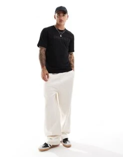 Jack & Jones Originals 3d Logo Print T-shirt In Black For Men -Men Style Shop 206957833 4