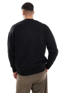 Jack & Jones Oversized Fluffy Cardigan In Black For Men -Men Style Shop 206958297 3