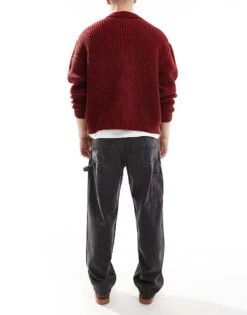 Jack & Jones Eddie Loose Carpenter Jean In Washed Black For Men Black Denim -Men Style Shop 206958453 2