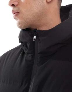 Jack & Jones Short Down Puffer Jacket In Black For Men -Men Style Shop 206958494 3