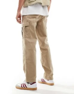 Jack & Jones Karl Loose Fit Cargo Trouser In Beige For Men Crockery -Men Style Shop 206958502 4