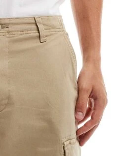 Jack & Jones Karl Loose Fit Cargo Trouser In Beige For Men Crockery -Men Style Shop 206958502 5