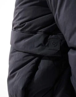 Jack & Jones Hooded Padded Coat With Pockets In Black For Men -Men Style Shop 206958893 3