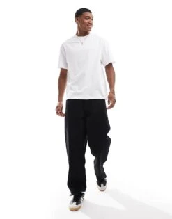 Jack & Jones 2 Pack Oversized T-shirt In White & Black For Men White/black -Men Style Shop 206983542 4