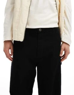 Jack & Jones Evan Baggy Fit Worker Trousers In Black For Men -Men Style Shop 206996269 5