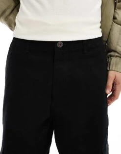 Jack & Jones Evan Baggy Fit Cargo Trousers In Black For Men -Men Style Shop 206996705 5