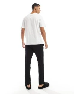 Jack & Jones Pyjama Set In Black And White For Men -Men Style Shop 207073654 4