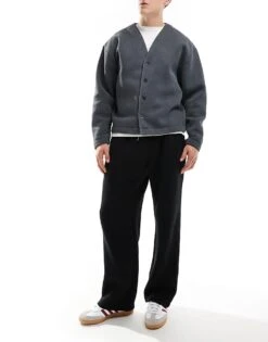 Jack & Jones Straight Leg Scuba Joggers In Black For Men -Men Style Shop 207073753 1 black 1