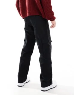 Jack & Jones Loose Fit Workwear Cargo In Black For Men -Men Style Shop 207073769 4