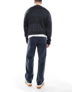 Jack & Jones Eddie Loose Workwear Jeans In Navy For Men Insignia Blue -Men Style Shop 207073808 2