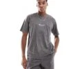 Jack & Jones Oversized Originals Chest Logo T-shirt In Washed Grey For Men Iron Gate -Men Style Shop 207073896 1 irongate