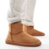 Jack & Jones Faux Suede Boot In Beige For Men Cognac