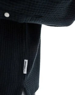 Jack & Jones Oversized Textured Shirt In Black For Men -Men Style Shop 207074097 3