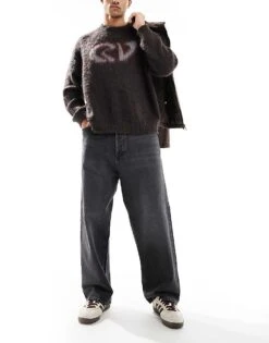 Jack & Jones Ron Skater Fit Jeans In Black Wash For Men Black Denim -Men Style Shop 207074240 1 blackdenim 1