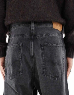 Jack & Jones Ron Skater Fit Jeans In Black Wash For Men Black Denim -Men Style Shop 207074240 4