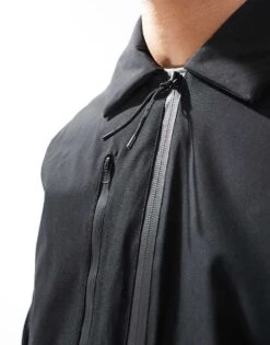 Jack & Jones Padded Coach Jacket With Zip In Black For Men -Men Style Shop 207074369 2