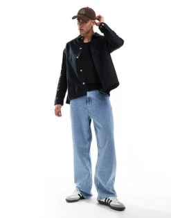 Jack & Jones Premium Boxy Overshirt In Black For Men Black Beauty Fit:sol -Men Style Shop 207074377 2