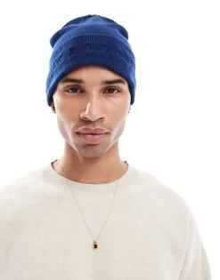 Jack & Jones Beanie In Blue For Men Blueprint -Men Style Shop 207074396 1 blueprint 1
