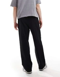 Jack & Jones Jersey Loose Trouser In Black For Men -Men Style Shop 207370411 3