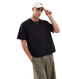 Jack & Jones Boxy T-shirt In Black For Men -Men Style Shop 207371023 1 black 1