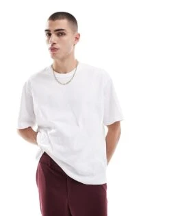 Jack & Jones Boxy T-shirt In White For Men -Men Style Shop 207371134 1 white 1