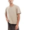 Jack & Jones Boxy T-shirt In Beige For Men Crockery