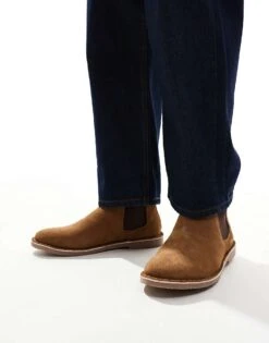 Jack & Jones Bravo Chelsea Boot In Light Brown For Men