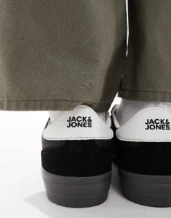 Jack & Jones Morden Special Trainer In Black For Men -Men Style Shop 207403758 4