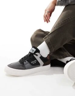 Jack & Jones Barton Combo Trainer In Black For Men