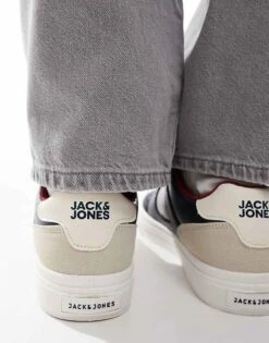 Jack & Jones Barton Combo Trainer In Navy For Men -Men Style Shop 207404412 3