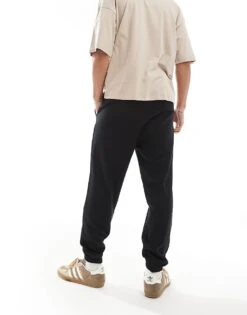 Jack & Jones Loose Cuffed Jogger In Black For Men -Men Style Shop 207427932 4